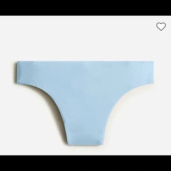 NWT J. Crew Blue High Rise Bikini Swim Bathing Suit Bottom Women's Size Medium - Picture 1 of 8